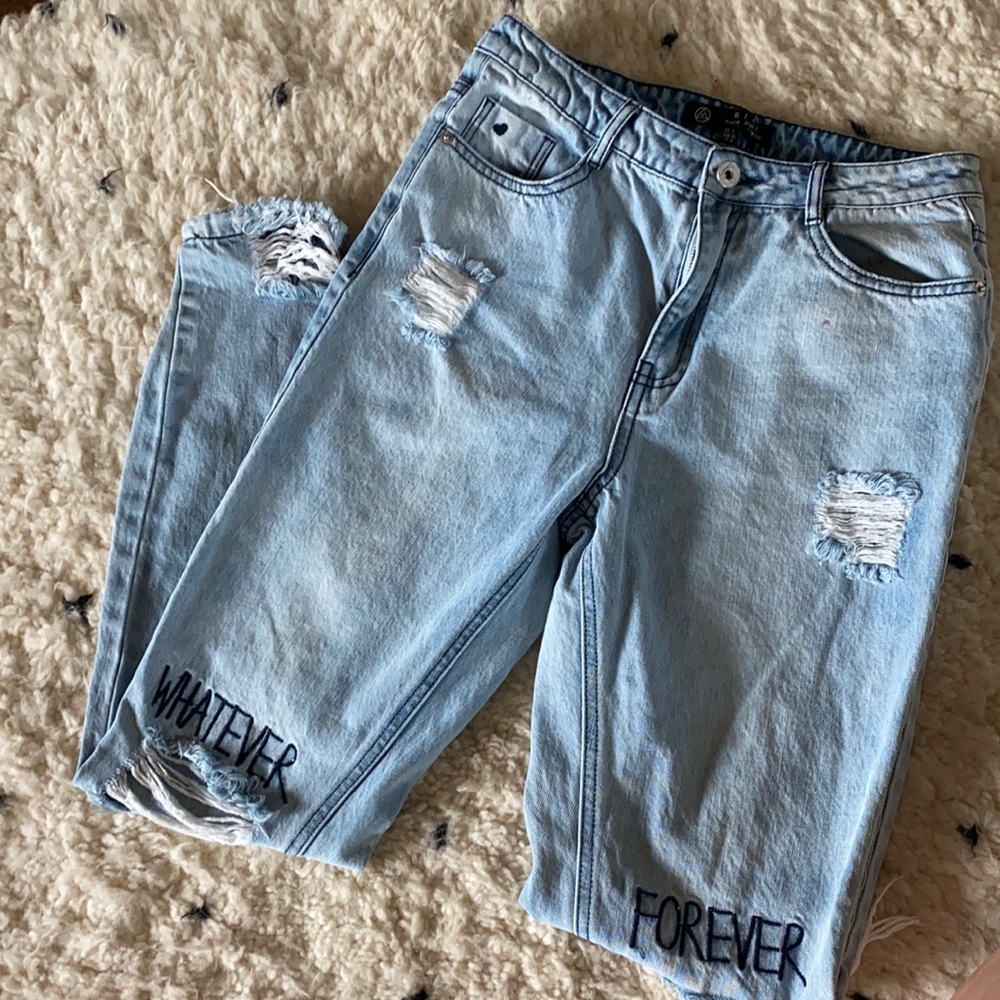 Misguided High Waisted Jeans